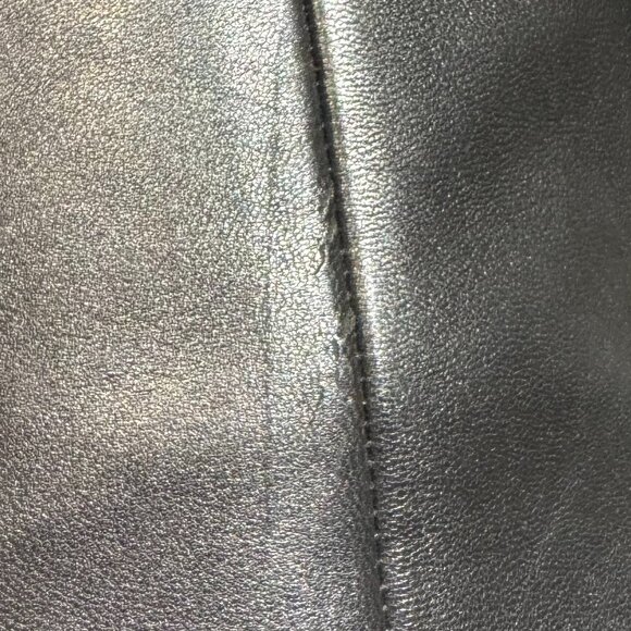 Vince Black Leather Beverly Mid Calf Wedge Boots - 9.5/39.5 - Picture 9 of 9